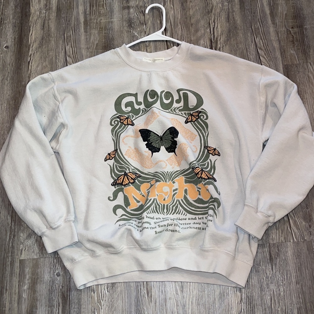 urban outfitters x project social T good night sweatshirt